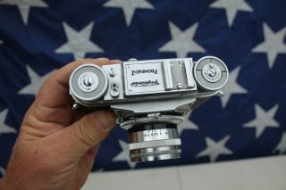 Voigtlander Prominent - 35mm Rangefinder Film Camera w/ 50mm f/1.  5 Nokton Lens 4