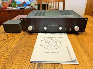 Counterpoint SA - 3000 Black Beauty TUBE Stereo Preamp with MM/MC Phono One Owner 12