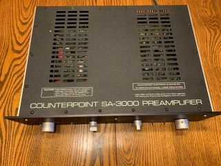 Counterpoint SA - 3000 Black Beauty TUBE Stereo Preamp with MM/MC Phono One Owner 4
