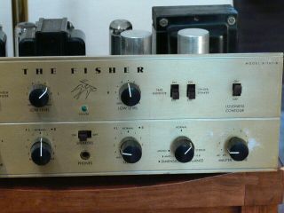 Fisher X 101 B tube integrated Amp Amplifier 2