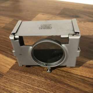 E.  Leitz N.  Y.  Summitar Leica Chrome Soopd Folding Lens Hood (c.  1949)
