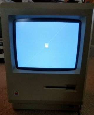 Apple Macintosh 512k Model M0001w For Repair Partly (512k Badge)