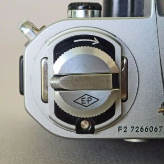 Nikon F2 Photomic with DP - 1 Meter,  EP logo,  EX Cond 7