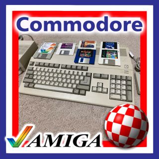 Commodore Amiga A500 With 512kb Ram Expansion Card - Mouse - Power Supply 117v