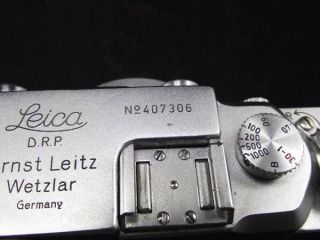 Leica IIIC Rangefinder Camera in Near with Case 9