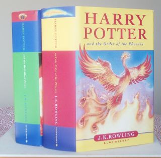 J.  K.  Rowling Harry Potter And The Order Of The Phoenix / Half Blood Prince 1st Ed