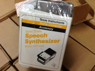 Speech Synthesizer For Texas Instruments Ti 99/4a Computer - Fresh Case - - Nos