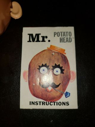 Vintage 1966 Hasbro Pete The Pepper With His Friend Mr Potato Head Box 4