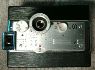 Bolsey 8 Bolsey - Delmonico 8mm Movie And Still Camera w Cartridge 8