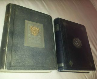 2 Old Yearbooks University Of North Carolina 1924,  1925 Yackety Yack Chapel Hill