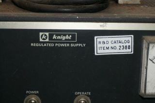 VINTAGE KNIGHT KG - 664 Power Supply QUAD 6L6GC TUBES LINEAR AMP PROJECT 4