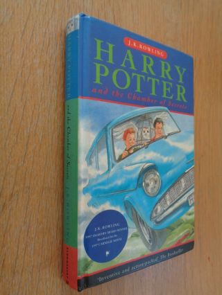 Signed 1st/1st - Harry Potter And The Chamber Of Secrets - J K Rowling - Hb 1998