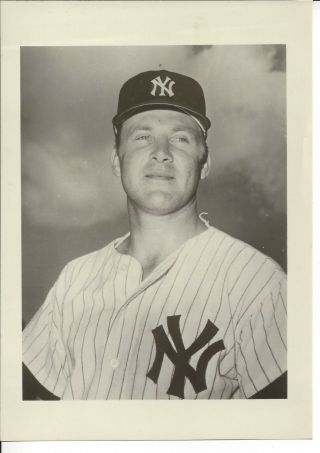 Tom Tresh Vintage York Yankees Circa 1960 Photo 5x7 "