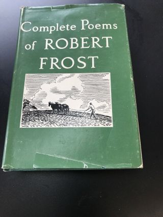 Vintage Book Complete Poems Of Robert Frost 1964 Hcdj Poetry Poet