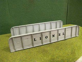 Vintage Lionel 314 Steel Girder Metal Bridge - Flat Grey Color,  Decent Shape - Look
