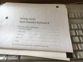 apple extended keyboard ii MO312 4