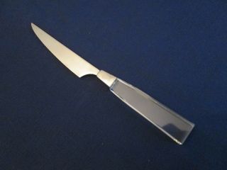 Steak Knife Vintage Towle Supreme Cutlery Stainless: Lucite Pattern: Lovely
