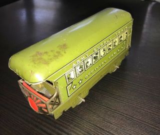 Vintage Marx’s Lighted Army Military Supply Official Passenger Car