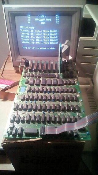 Apple II Plus Motherboard - and 2