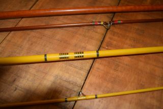 2 Vintage Wright McGill Fly Rods - 7’ 4 - 5wt and W&M Featherlight MLWFF 6 ½’ 6 wt 4