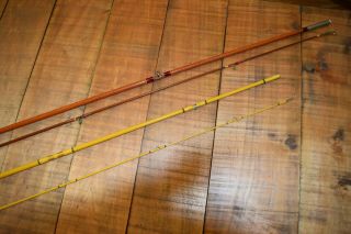 2 Vintage Wright McGill Fly Rods - 7’ 4 - 5wt and W&M Featherlight MLWFF 6 ½’ 6 wt 7