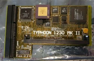 Amiga A1200 Typhoon 1230 Mkii Accelerator Card - 40 Mhz 68882/68030 W/ Simm Chip