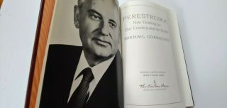 Mikhail Gorbachev / Easton Press Perestroika Limited Signed First Ed 88 of 250 3
