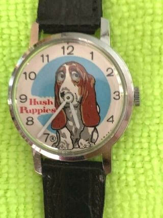 Rare Vintage Hush Puppies Advertising Watch W/ Moving Eyes