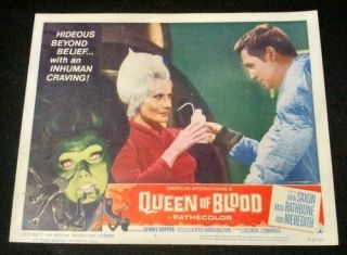 Queen Of Blood 1966 - Vintage 11 X 14 Color Lobby Card 2
