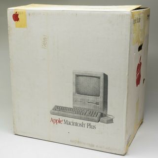 Apple Macintosh Plus M0001A Computer with Box and System Disks 2