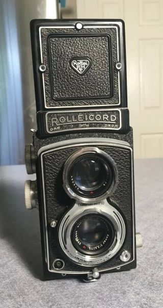 Rollei Rolleicord Iii Model K3b With Xenar 75mm F3.  5 With Case.  1950 To 53