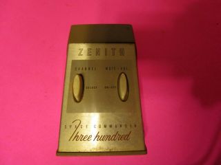 Vintage Zenith Space Commander Three Hundred Hard To Find 2 Button Tv Remote