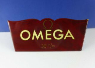 Vintage OMEGA 30m/m Brass Store Display.  Swiss Made 2