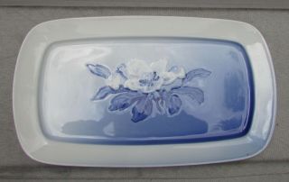 Stunning Vintage Bing & Grondahl Porcelain Tray Christmas Rose