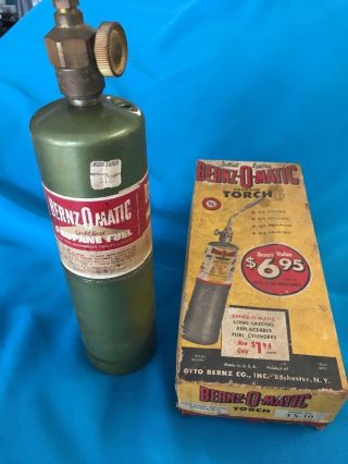Vintage Bernzomatic Torch Kit