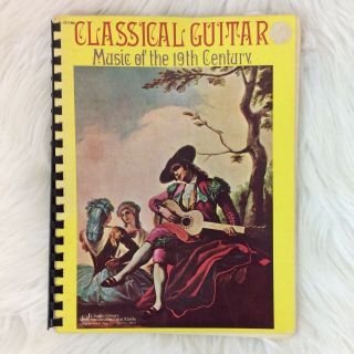 Vtg 1968 Classical Guitar Music Of The 19th Century Charles Hansen Sheet Music