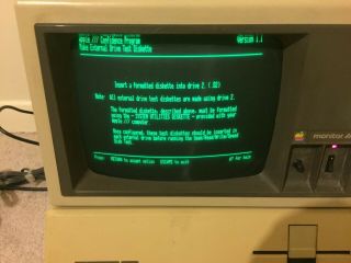 Apple III 256K with Monitor and External Floppy Drive and 7