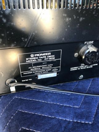 Pioneer RT - 909 Reel to Reel Stereo Tape Deck 11