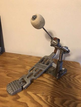 Rogers Vintage Bass Drum Pedal Drums Swiv - O - Matic Hardware Kick 1960s