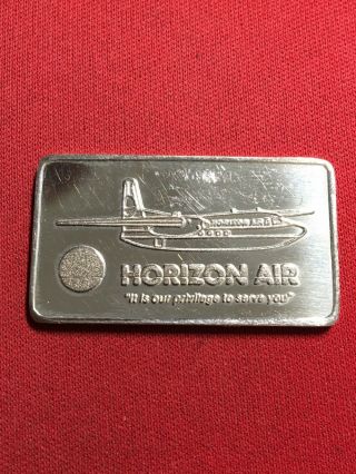 Rare Limited Edition Vintage 15 Gram.  999 Silver Art Bar Horizon Air Craft S3