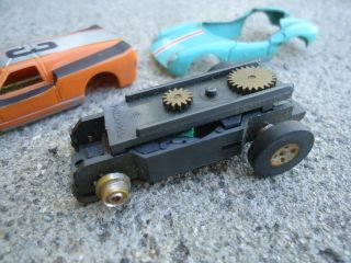 Vintage Aurora T - Jet HO Slot Car parts car as - is Ford J 2