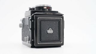 CLA ' d Minolta Autocord Optiper TLR Camera w/ Rokkor 75mm F/3.  5 - Box Set 8
