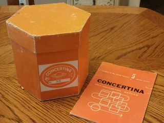 Vintage Concertina Accordion Squeeze Box Made in German Democratic Republic 7