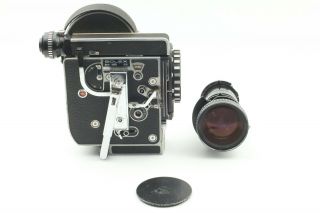 Exc,  5 Bolex H16 SB 16mm movie Camera w/ C mount adaptor,  service Lens Japan C30 2