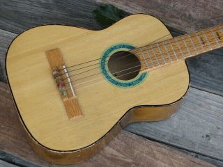Paracho Vintage Miniature Acoustic Guitar Made In Mexico