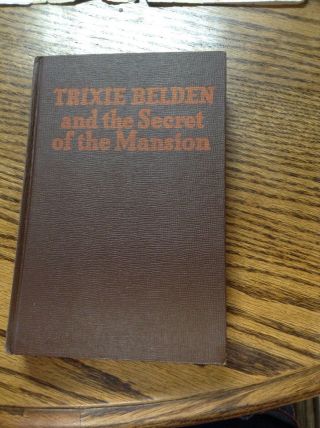 Vintage Hardback Book Trixie Belden And The Secret Of The Mansion 4