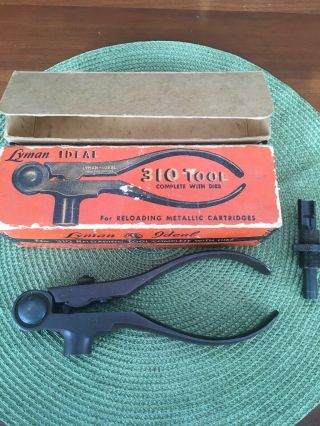 Vintage Lyman Ideal 310 Steel Hand Tool Reloading