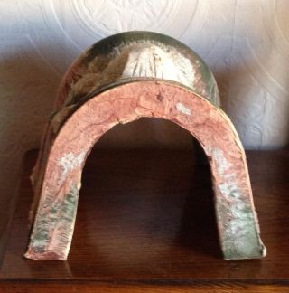 Vintage Paper Mache TRAIN TUNNEL Hand - Painted Mountain for Christmas Train Yard: 2