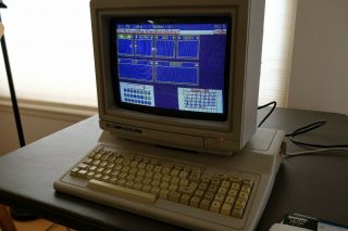 Tandy 1000 Ex Computer,  Tandy Monitor,  Os Disk,  Deskmate (all)