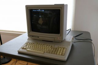 Tandy 1000 EX Computer,  Tandy Monitor,  OS Disk,  DeskMate (ALL) 2